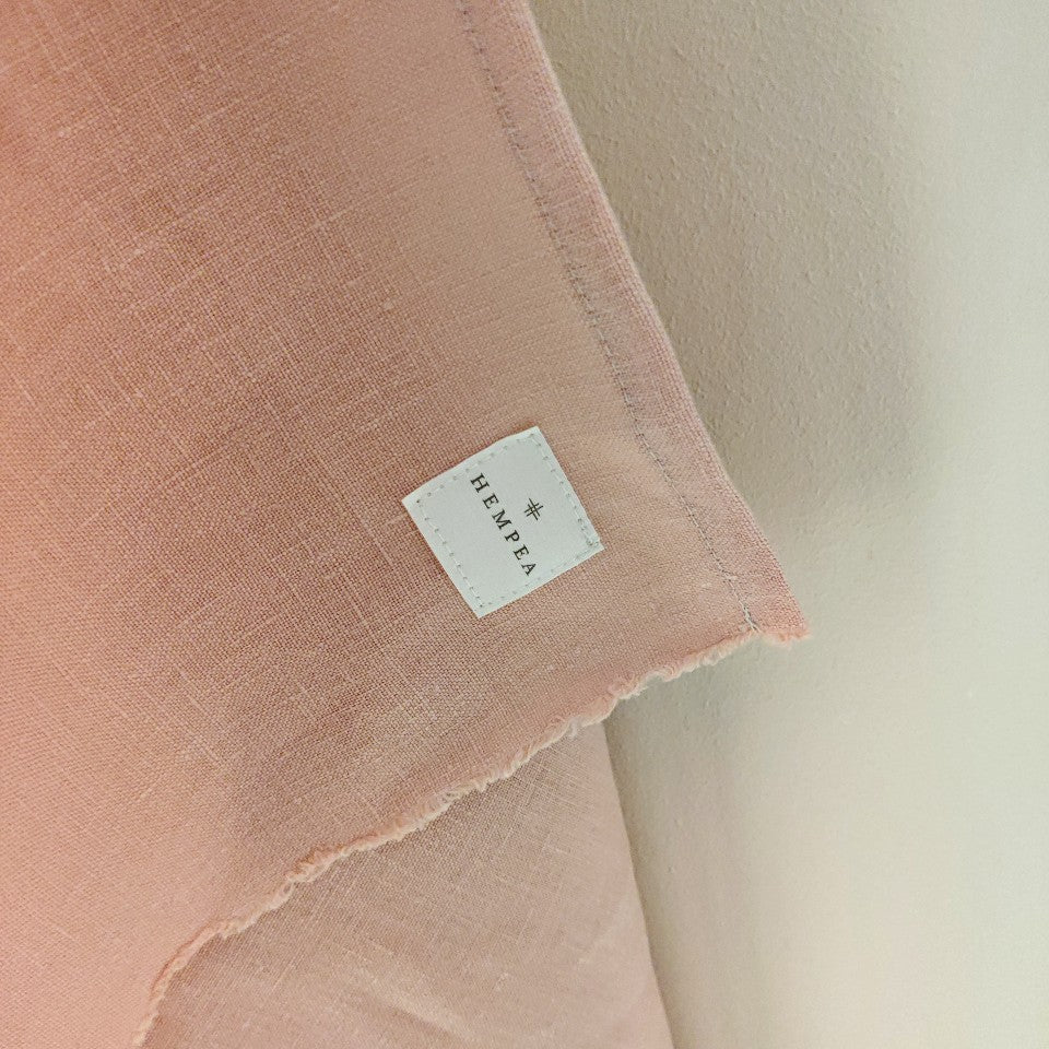 AILIGAS LARGE HEMP TOWEL (Winter sky, Mist, Snow)
