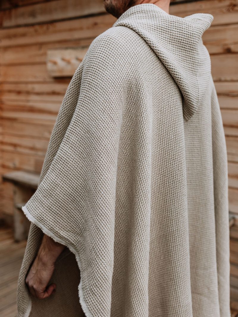 PIELPA PONCHO TOWEL WAFFLE