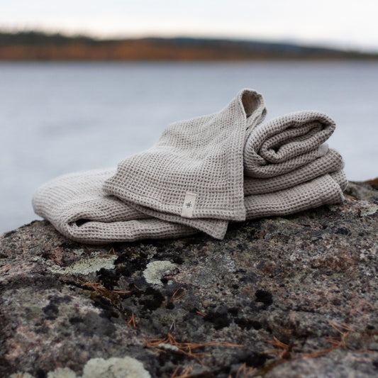 HEMPEA Pielpa vohveli käsipyyhe hamppukankaasta