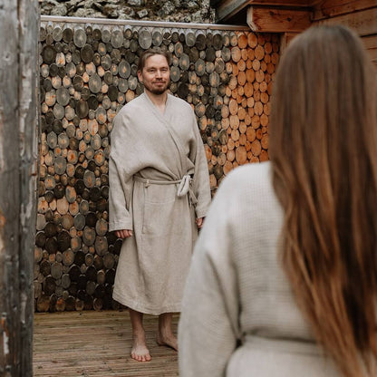 Hamppukylpytakki miehelle